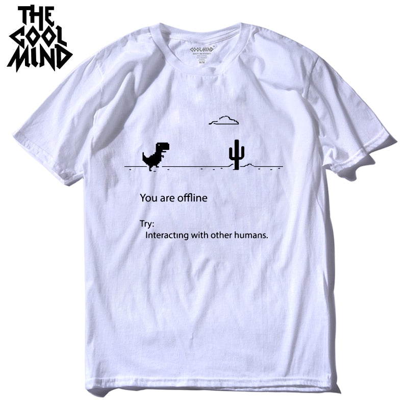 you are off line t shirt