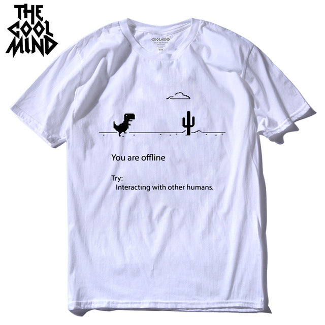 you are off line t shirt