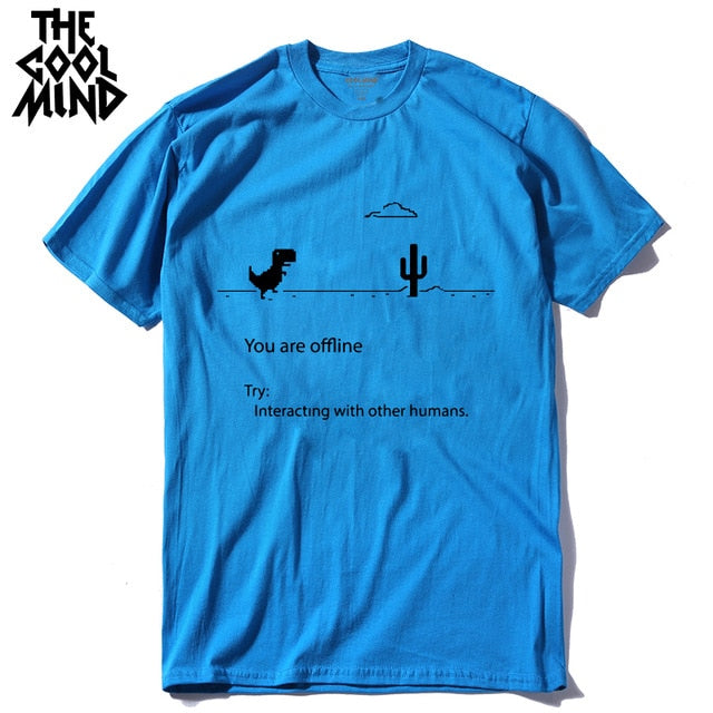 you are off line t shirt