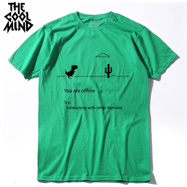 you are off line t shirt