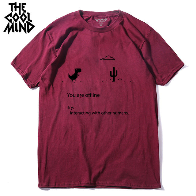 you are off line t shirt