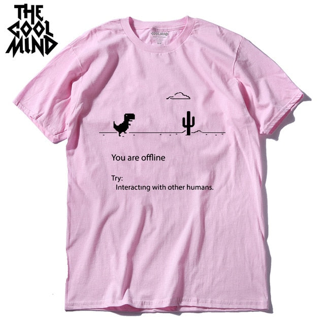 you are off line t shirt