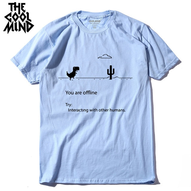 you are off line t shirt