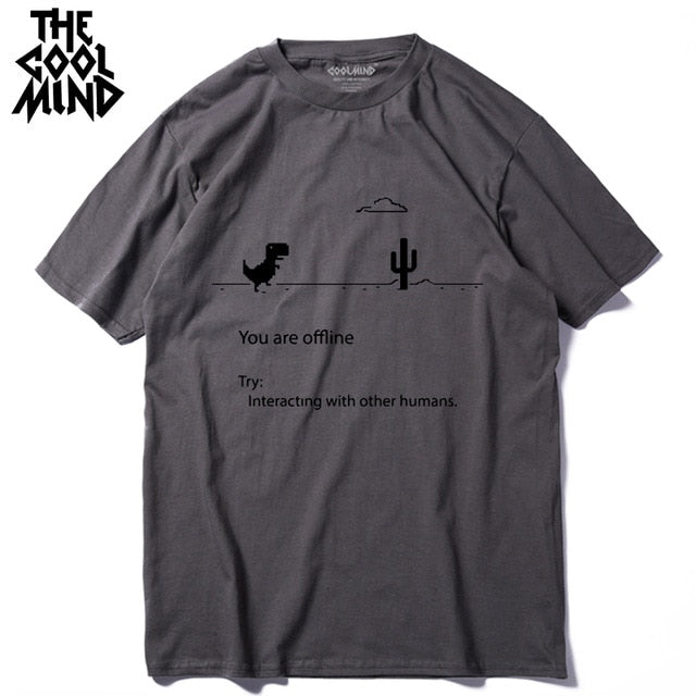 you are off line t shirt