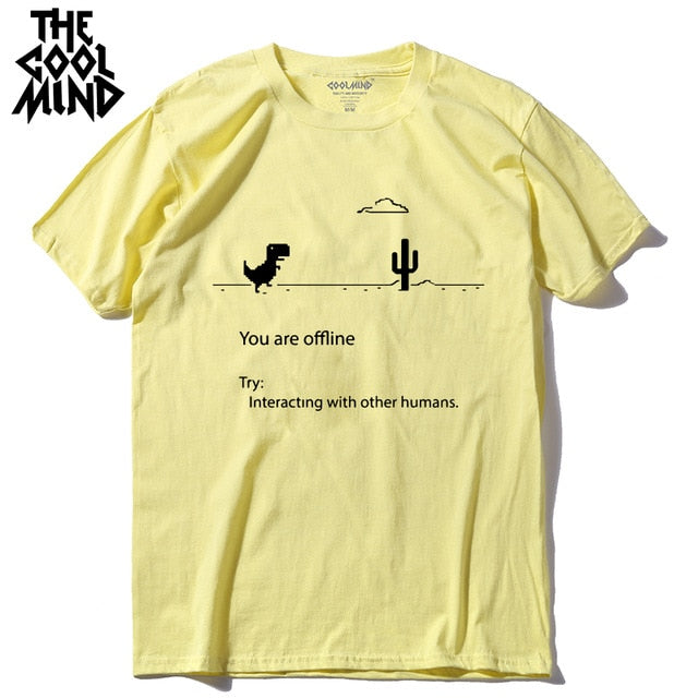 you are off line t shirt