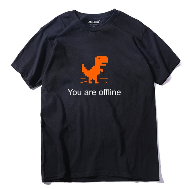 you are off line t shirt